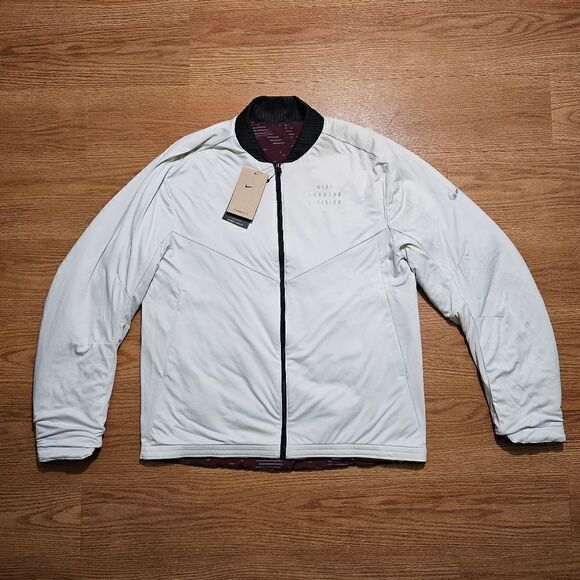 Nike Therma-FIT Repel Reversible Jacket Run Division M Red White DM4626-652 New - Picture 3 of 16
